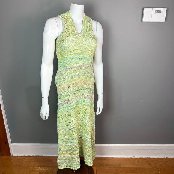Zara Crochet Dress size small NWT Maxi rainbow Multicolored blogger favorite - Picture 9 of 16